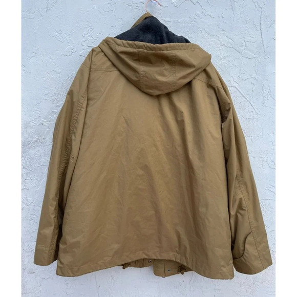 Redhead Mens Long Sleeve Quilted Double Hoodie Jacket Brown Sz XXL - Picture 3 of 14